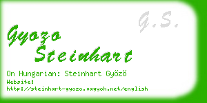 gyozo steinhart business card