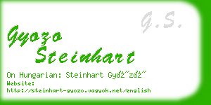 gyozo steinhart business card